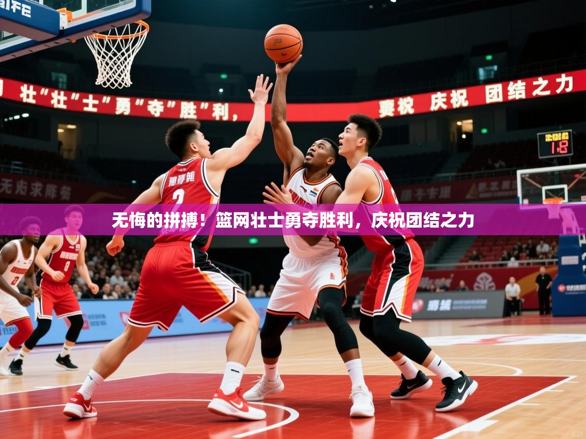 无悔的拼搏！篮网壮士勇夺胜利，庆祝团结之力